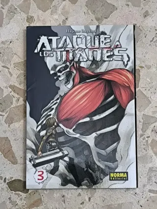 Manga Ataque a los Titanes Tomos 1-4