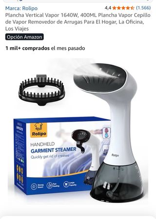 Plancha Vertical Vapor Portátil