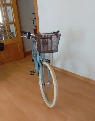 Bicicleta Mujer Vintage Azul
