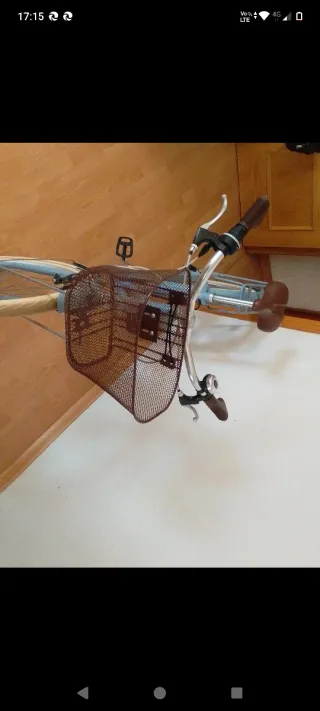 Bicicleta Mujer Vintage Azul