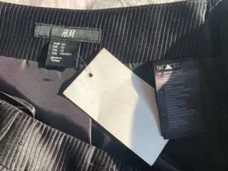 Minifalda negra de vestir