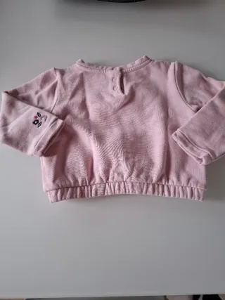 Felpa bambina Sergent Major 3 anni rosa con stampa