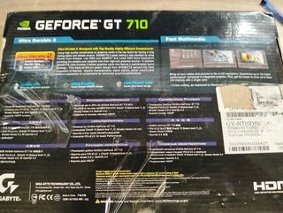 Tarjeta Gráfica Gigabyte GeForce GT710 2GB GDDR5
