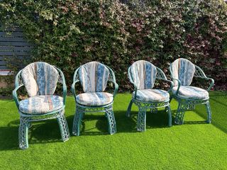 4 Sillones de Exterior de fibra de vidrio