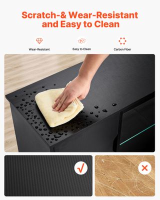 Mueble TV LED RGB Cristal 148x35x52.5cm