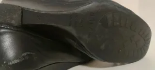 Bailarinas cuña negras con lazo