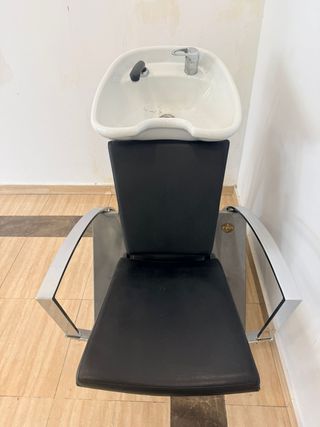 Silla de peluquería con lavacabezas FM