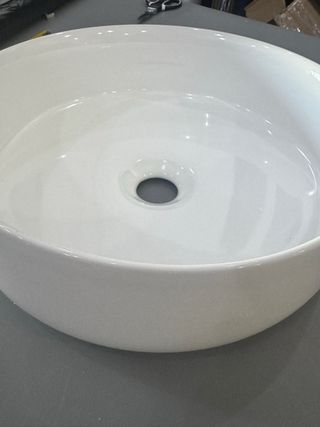 Lavabo Porcelana Oporto Circular 37x37x12cm /F1