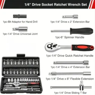 Maletín Caja Herramientas 46 Piezas