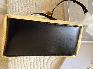 Neceser Dior Beige y Negro con Bandolera