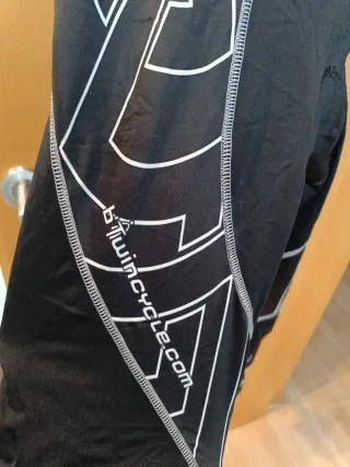 Maillot Ciclismo Hombre Negro. Talla XL