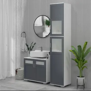 2 Armarios de baño lavabo