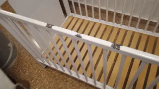 Cuna de bebé rosita con dibujos