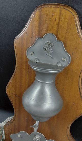 Fontana ornamentale in Peltro e Legno
