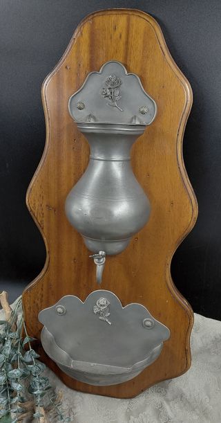 Fontana ornamentale in Peltro e Legno