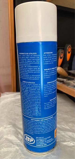 Zep Deodorante Sanificante Aria Condizionata