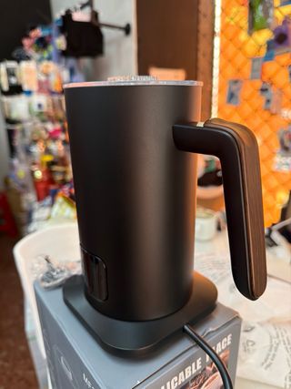 Espumador de leche eléctrico 4 en 1, espumador de