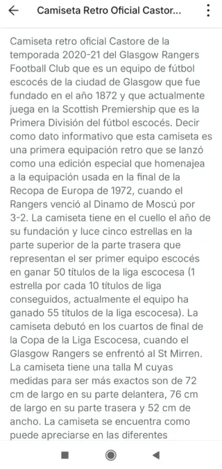 Camiseta Oficial Castore Glasgow Rangers (2020-21)