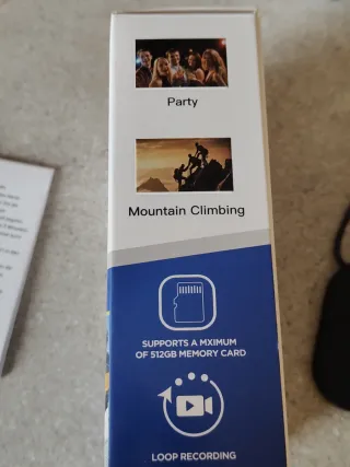 Action Cam Mini HD 1080P 120° Visione Notturna New