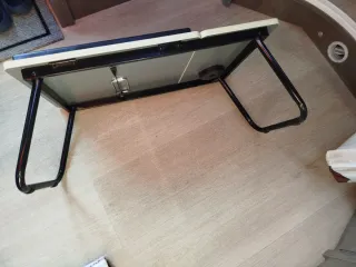 Mesa plegable madera y metal