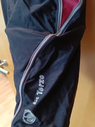 Maillot Ciclismo Hombre Negro y Rojo Talla L