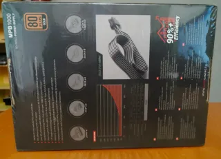 Fuente Alimentación Mars Gaming 1000W ATX 80 PLUS