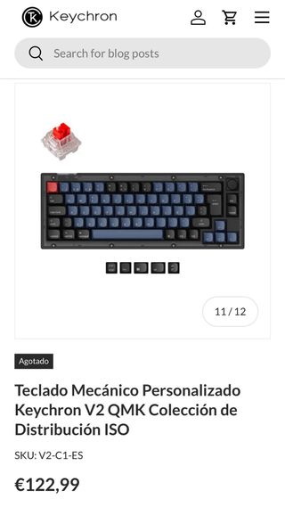 Teclado Keychron V2 ISO Español