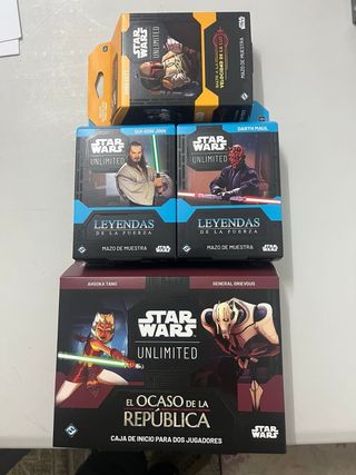 Lote para Borja L. : star wars unlimited