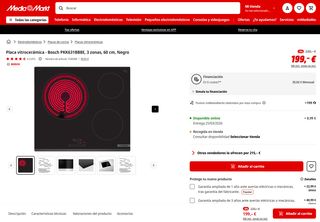 Placa Vitrocerámica Bosch PKK631BB8E