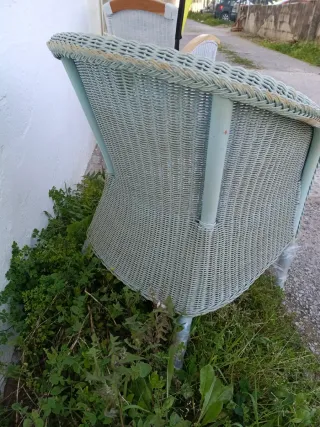 Sillón de mimbre/ratán estilo