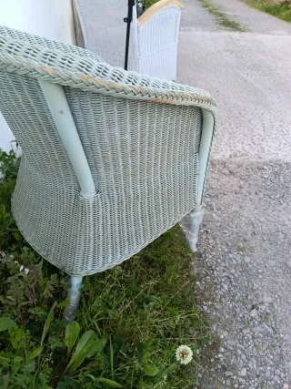 Sillón de mimbre/ratán estilo