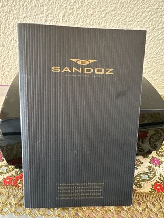 Caja de reloj Sandoz negra
