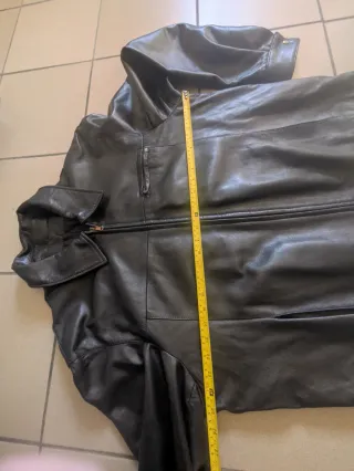 Giubbotto Vera Pelle Artigianale Uomo XXL