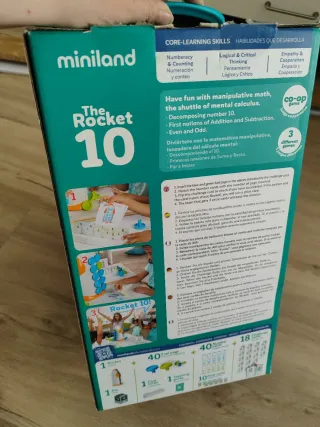 Juego educativo Miniland The Rocket 10