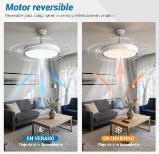 Ventilador de techo con luz LED - NUEVO