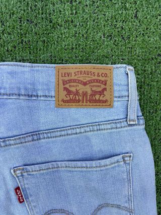 Jeans Levi's donna vita alta azzurri