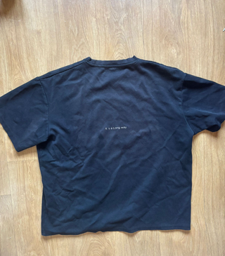 Talla XL - Pull&Bear - Camiseta Manga Corta Negra