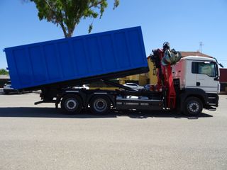 MAN TGS 26 320-CAMIONES GANCHO+GRUA