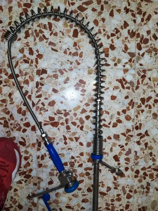 Grifo de cocina profesional con manguera