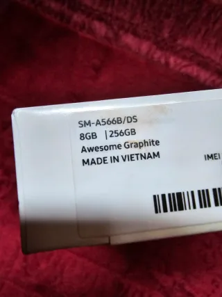 Samsung Galaxy A56 5G 256GB Gris/Plata