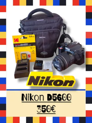 Cámara Nikon D5600 + Accesorios
