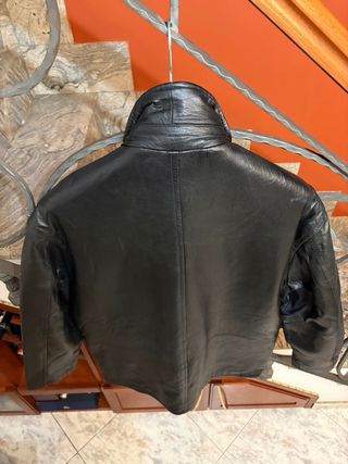 Giacca biker vera pelle di qualità morbida vintage