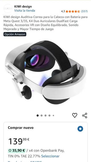 Meta Quest 3 512GB + correa KIWI K4 Duo