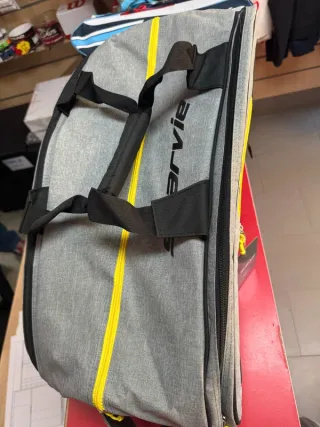 Borsa per racchette Star Vie grigia e gialla