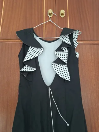 Traje de Flamenca Negro con Volantes