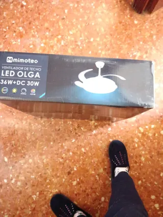 Ventilador de techo LED Mimoteco Olga