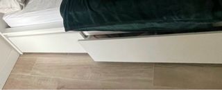 Cama MALM con 4 cajones y colchón