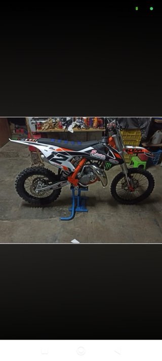 Moto de Cross Preparada 85cc