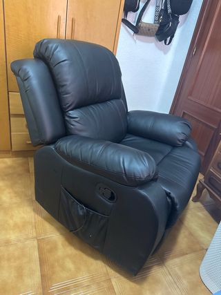 Sillón de masajes negro