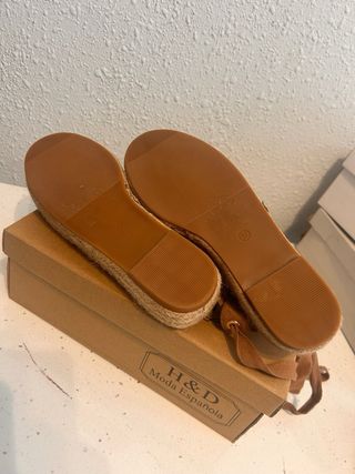 Alpargatas Valencianas color camel Talla 37